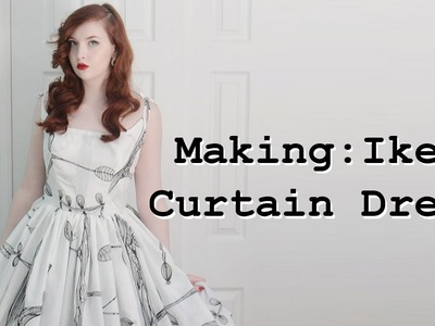 Making a Dress From Curtains - Part Two