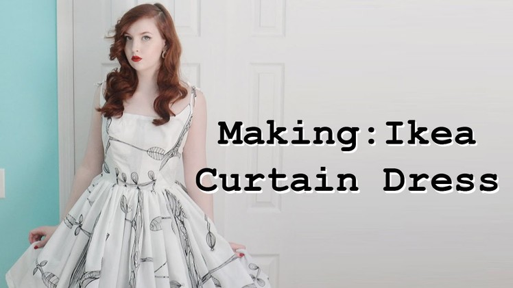 Making a Dress From Curtains - Part Two