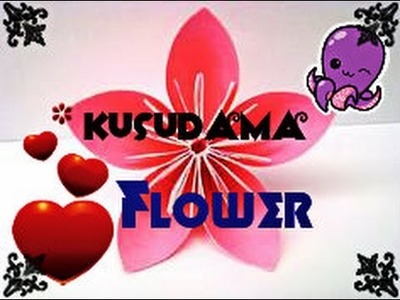 ♥♥♥Making an Origami Flower ♥♥♥ ☻ Kusudama Flower ❄