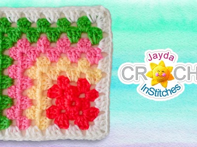 Mitered Granny Square Crochet Pattern