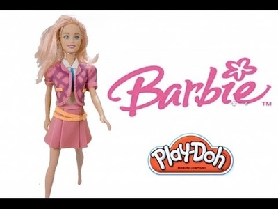 Play Doh craft. Barbie princess dress up for School HD