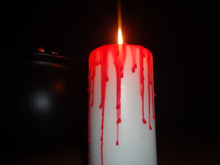 Quick & Easy : D.I.Y. Blood Dripping Candle