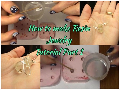 *Resin Jewelry with embedded Wild Dandelions* Tutorial Part 1