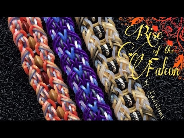 RISE OF THE FALCON Hook Only bracelet tutorial