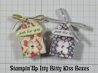 Stampin'Up Itty Bitty Kiss Box with Envelope Punch Board