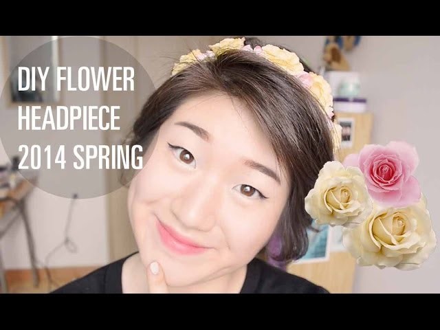 2014 Spring Fashion Trend Inspired DIY Flower Headpiece + Giveaway!(CLOSED)