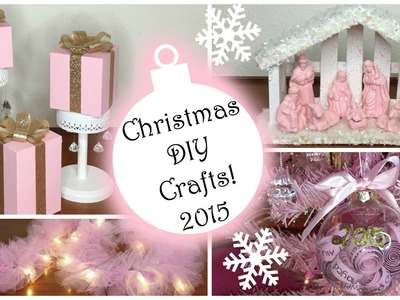Christmas DIY Crafts 2015! ♡ PART 2 ♡ Pink Christmas Decorations