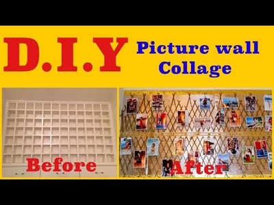 D.I.Y  Picture wall collage