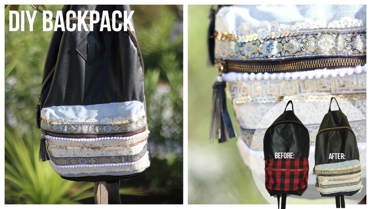 «DIY Backpack Transformation» | pacifically