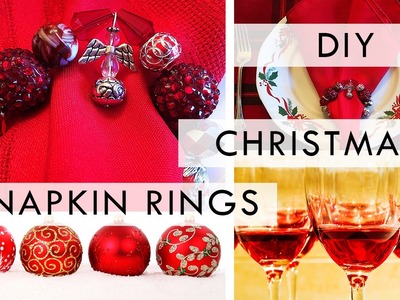 DIY: Christmas Napkin Rings
