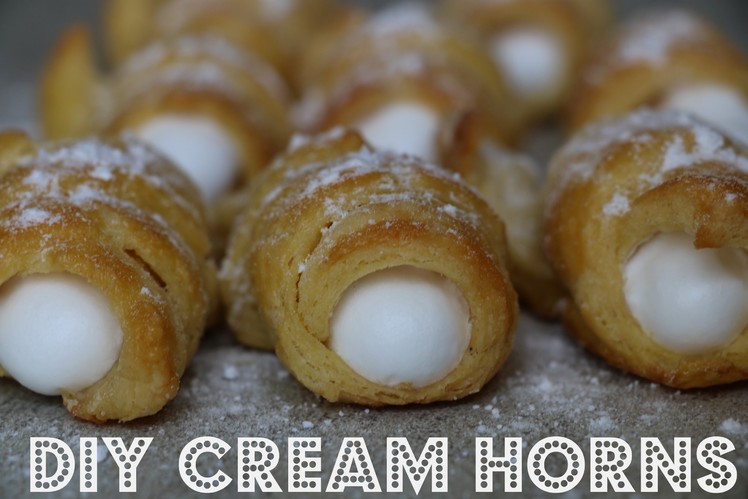 DIY Cream Horns recipe (Kremrole)