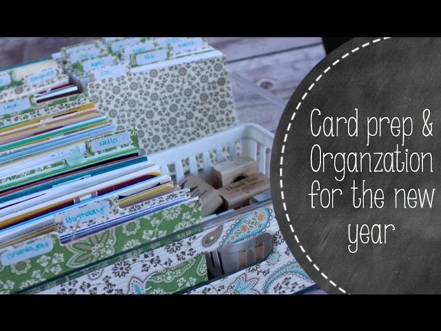 DIY Handmade Card Organization With Wendy Cranford From Luvin' Stampin