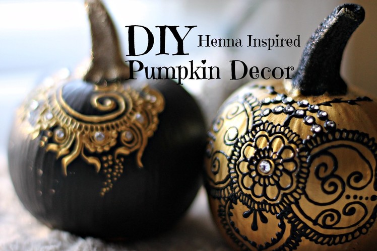 DIY Henna Inspired Pumpkin Decor | Hennafly