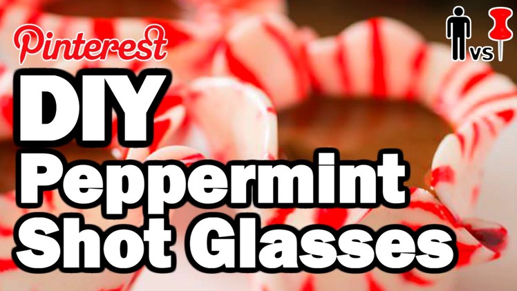 DIY Peppermint Shot Glasses - Man Vs Corinne Vs Pin - Pinterest Test #76