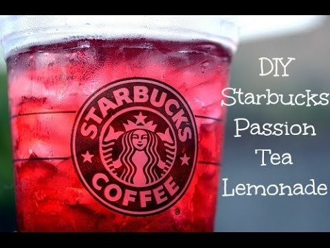DIY: Starbucks Passion Tea Lemonade!