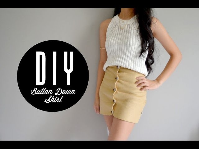 DIY Vest into Button Down Skirt | Injoyy