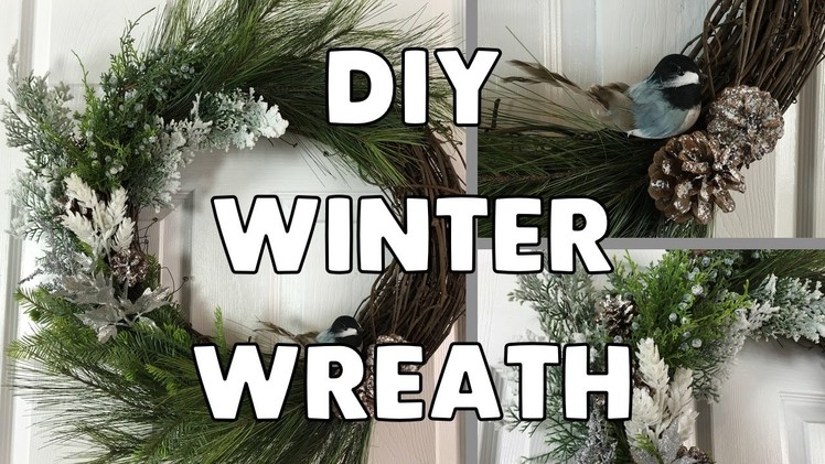 DIY Winter Wreath!