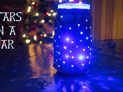 DIY XMAS NIGHT LIGHT - STARS IN A JAR