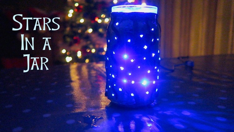 DIY XMAS NIGHT LIGHT - STARS IN A JAR