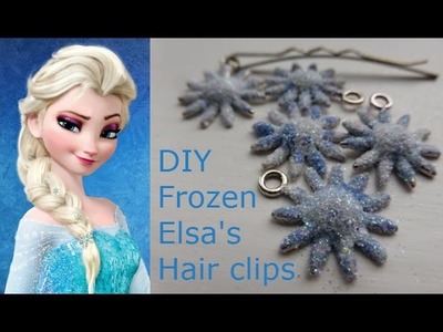'Frozen' Elsa: DIY Hair Clips