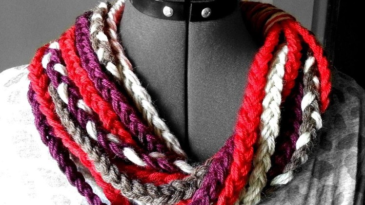 How To Create A Braided Yarn Cowl - DIY Crafts Tutorial - Guidecentral