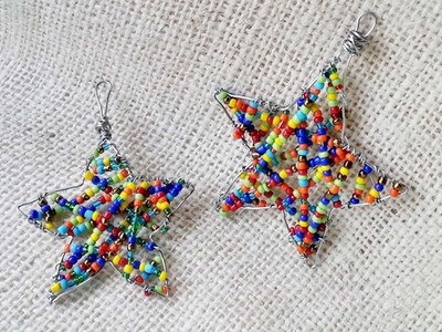How To Create Beaded Star Ornaments - DIY Crafts Tutorial - Guidecentral