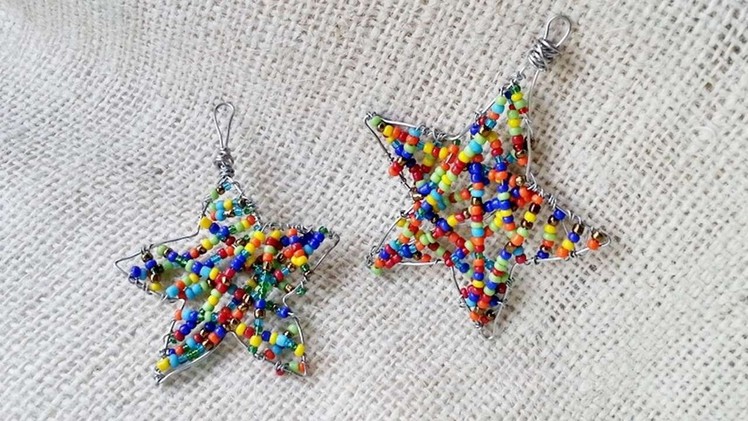 How To Create Beaded Star Ornaments - DIY Crafts Tutorial - Guidecentral