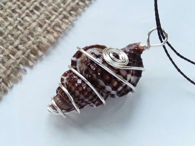 How To Create Wire Wrapped Sea Shell Pendant - DIY Style Tutorial - Guidecentral