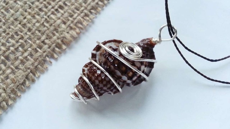 How To Create Wire Wrapped Sea Shell Pendant - DIY Style Tutorial - Guidecentral