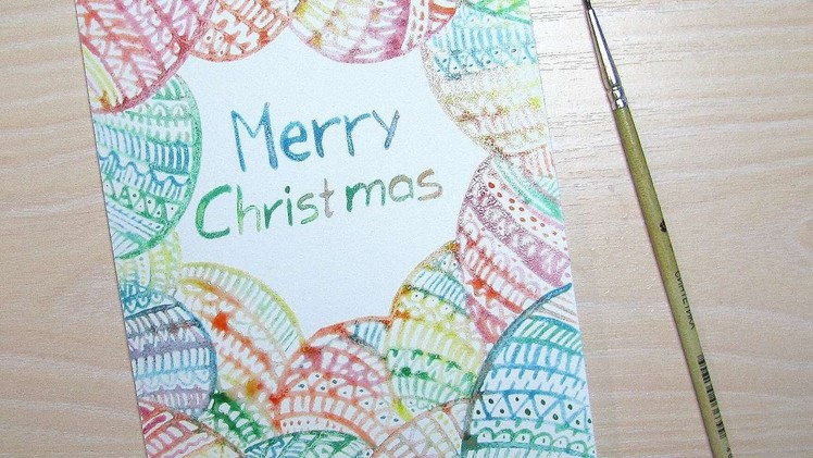 How To Draw A Sparkling Christmas Card - DIY Crafts Tutorial - Guidecentral