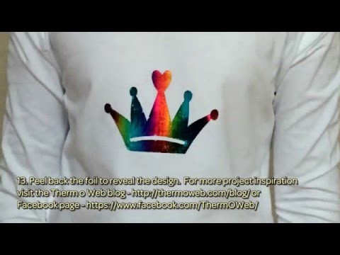 How To Make A Beautiful Princess Crown Shirt - DIY Style Tutorial - Guidecentral & Deco Foil