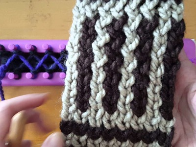 Stockinette Styles on Knitting Loom