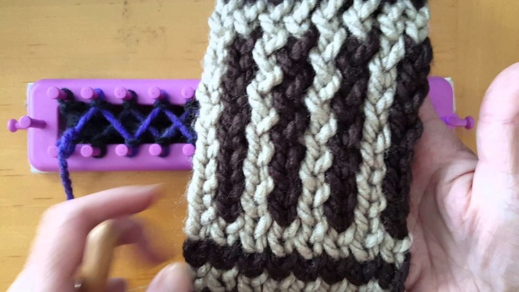 Stockinette Styles on Knitting Loom