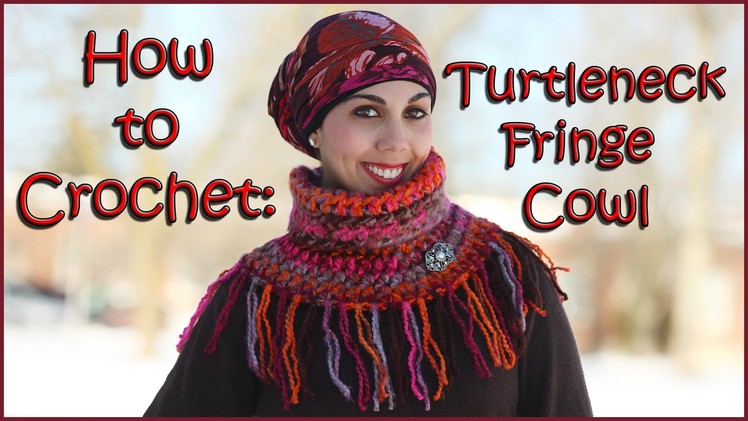 Turtleneck Fringe Cowl