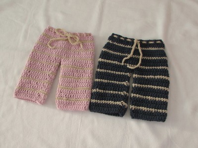 VERY EASY crochet pants. trousers. shorts tutorial - any size