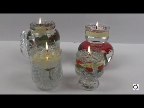 Water Candle DIY Wedding Centerpiece
