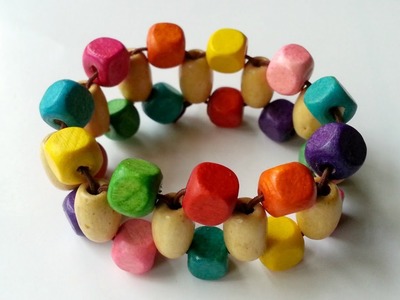 Create Colorful Wooden Beaded Bracelets - DIY Style - Guidecentral