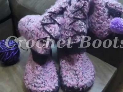 Crochet boots part 1