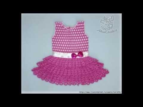 Crochet dress| How to crochet an easy shell stitch baby. girl's dress for beginners 56