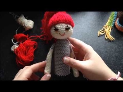 Crochet Lily Doll Tutorial - #3 - Arms, Legs & Stitching Together