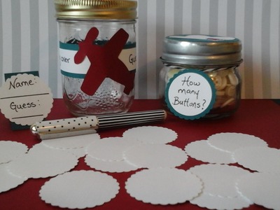 DIY Baby Shower Games -  How many buttons?