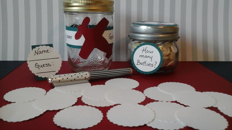DIY Baby Shower Games -  How many buttons?