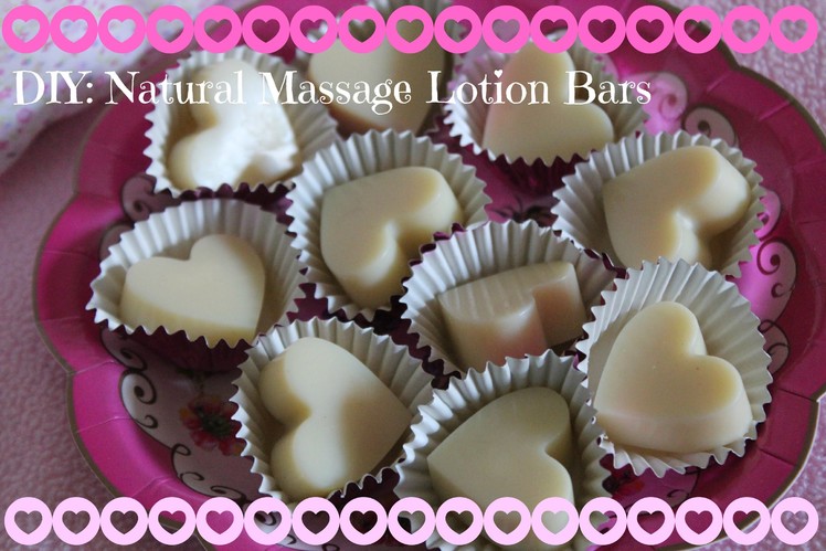 DIY Chocolate Natural Massage Lotion Bars for Dry Skin, How to Make LUSH Inspired Body Butters