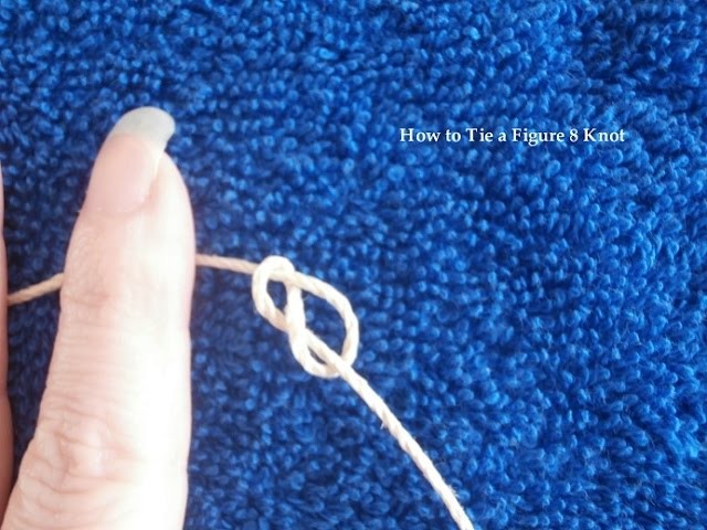 DIY How to Tie a Figure 8 Eight Knot for Hemp Jewelry