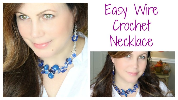 Easy Wire Crochet Necklace