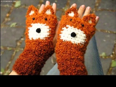 How to crochet gloves