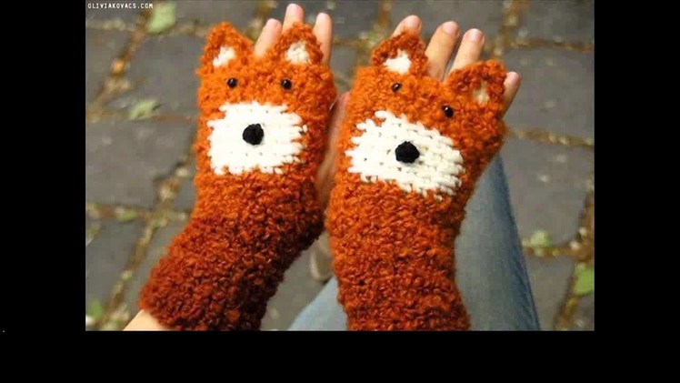 How to crochet gloves