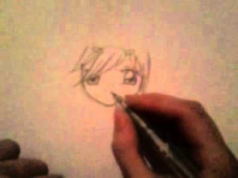 How to draw a cute manga girl easy Step by Step!