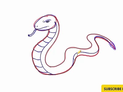 How to Draw a Snake for Kids