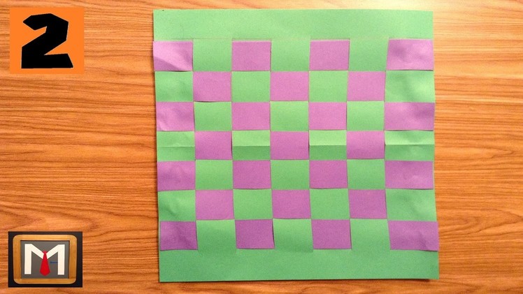 How to Make a Cool Color Paper Weaving